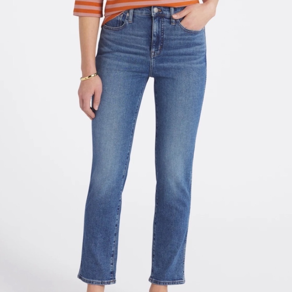 Madewell Mid Rise Stovepipe Denim Jeans 31T